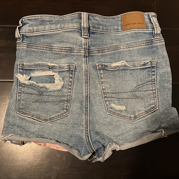 These shorts are American Eagle, next level stretch, high rise shorties. - Picture 3 of 3